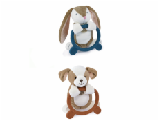 Doudou Plyšová hračka s kousátkem HOULAHOP 1 ks Králíček