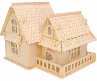 Woodcraft Dřevěné 3D puzzle Evropská vila A