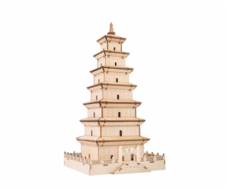 Woodcraft Dřevěné 3D puzzle Velká pagoda divoké husy