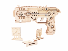 Woodcraft Dřevěné 3D puzzle Zbraň na gumičky Dragon Chaser