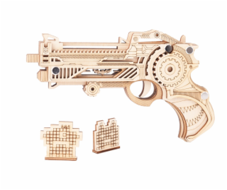 Woodcraft Dřevěné 3D puzzle Zbraň na gumičky Virbius
