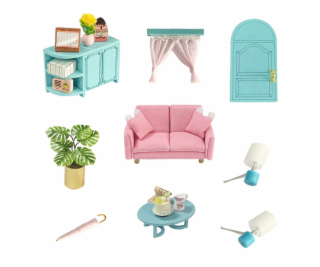 2Kids Toys miniatura domečku Slunný obývací pokoj