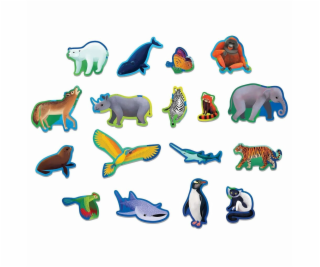 Mudpuppy Puzzle Ohrožené druhy zvířat celého světa 80 dílků 