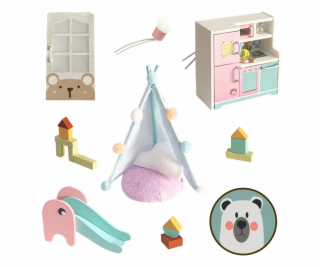 2Kids Toys miniatura domečku Duhový dům