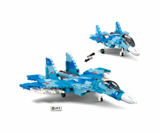 Sluban Model Bricks M38-B0985 Stíhací letoun Su-27 2v1 