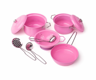 Tidlo Sada nádobí růžová 