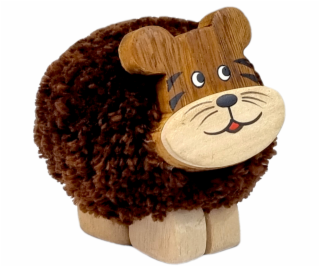 2Kids Toys Dřevěná figurka XL pompon Tygr
