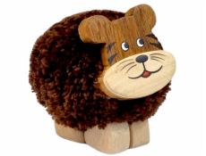2Kids Toys Dřevěná figurka XL pompon Tygr