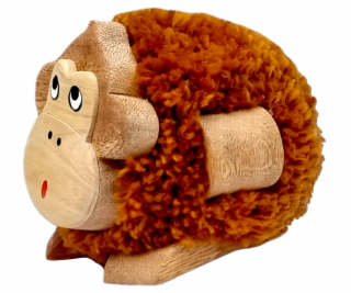 2Kids Toys Dřevěná figurka XL pompon Opice