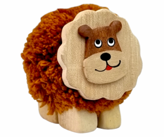 2Kids Toys Dřevěná figurka XL pompon Lev