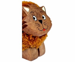 2Kids Toys Dřevěná figurka XL pompon Kočka