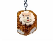 2Kids Toys Dřevěná klíčenka pompon Lev