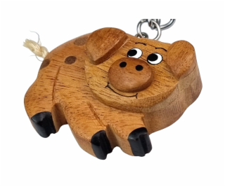 2Kids Toys Dřevěná klíčenka velká Prase