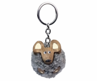2Kids Toys Dřevěná klíčenka pompon Myš