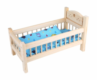 small foot Dřevěné hračky postýlka pro panenky přírodní