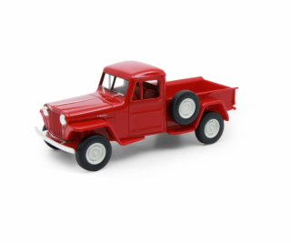 Welly 1947 Jeep Willys pickup 1:34  červený