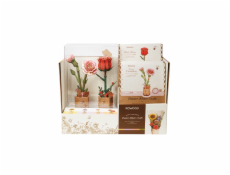 RoboTime Displej s Růžovým karafiátem a Červenou růží