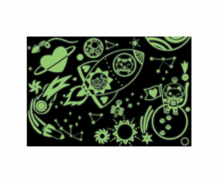 Mudpuppy Puzzle Vesmírné sny - svítí ve tmě 100 dílků