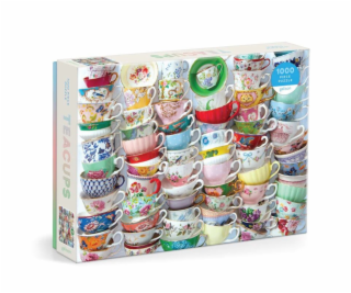 Galison Puzzle Čajové šálky 1000 dílků- 