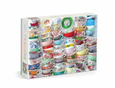 Galison Puzzle Čajové šálky 1000 dílků- 