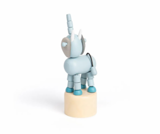 Bigjigs Toys Dřevěná mačkací zvířátka Safari Slon