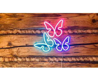 2Kids Toys LED NEON LIGHT lampička Motýli