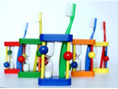 Hess Stojánek na zubní kartáček s přesýpacími hodinami 1 ks