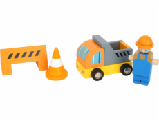 small foot Dřevěný jeřáb s příslušenstvím