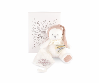 Doudou Dárková sada Plyšový medvídek s úchytem na dudlík ...