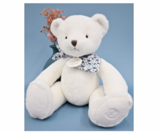 Doudou Plyšový medvídek bílý 25 cm