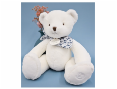 Doudou Plyšový medvídek bílý 25 cm