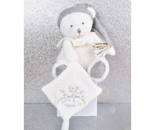 Doudou Dárková sada Plyšový medvídek s úchytem na dudlík ...