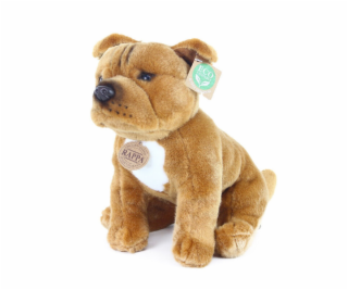 Rappa Plyšový pes stafordšírský bulteriér sedící 30 cm EC...