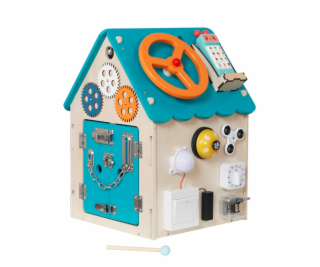 2Kids Toys Activity board Domeček tyrkysový