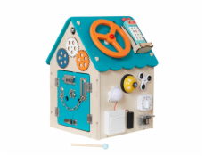 2Kids Toys Activity board Domeček tyrkysový