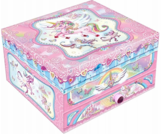 Pulio Hudební skříňka Pecoware se zásuvkou - Jednorožec