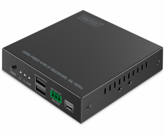 Digitus HDMI 4K/60Hz optický extender s KVM USB 1.1 přes ...