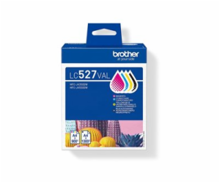 Brother LC527 Value Pack - 4-balení - cerná, žlutá, azuro...