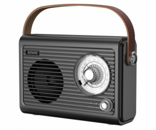 Savio RS-01 rádio Cestovní Černá