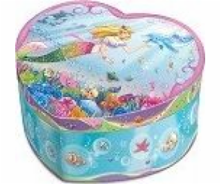 Pulio Hudební skříňka Pecoware Mermaid ve tvaru srdce