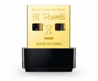 USB klient TP-Link Archer T2U Nano AC 600 adaptér, 2,4/5G...