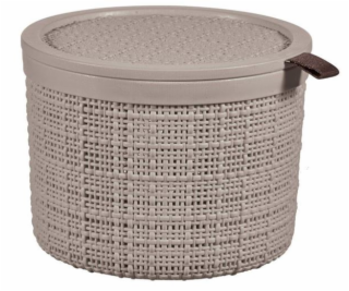 Box Curver Jute kulatý 2L taupe