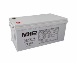 Baterie MHPower GE200-12 GEL, 12V/200Ah, T3-M8, Deep Cycle 