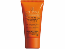 Collistar Opalovací pleťová péče proti vráskám SPF 15 (Anti-Wrinkle Tanning Face Treatment) 50 ml.