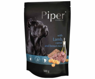 PIPER Animals with lamb, carrot and brown rice - vlhké kr...