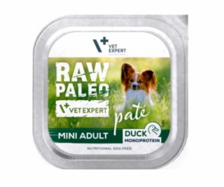 RAW PALEO Pâte Mini Adult Duck - vlhké krmivo pro psy - 150g