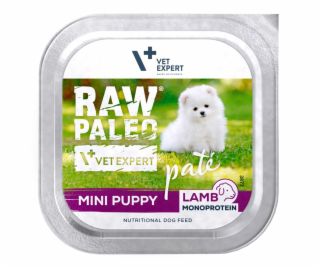 RAW PALEO Pâte Mini Puppy Lamb - vlhké krmivo pro psy - 150g