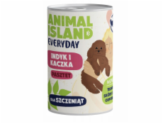 ANIMAL ISLAND Everyday Puppy Turkey and duck - vlhké krmivo pro psy - 400g