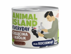 ANIMAL ISLAND Everyday Puppy Veal and rabbit - vlhké krmivo pro psy - 185g