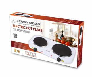 Esperanza EKH014W Elektrický sporák 2 zóny Bílá